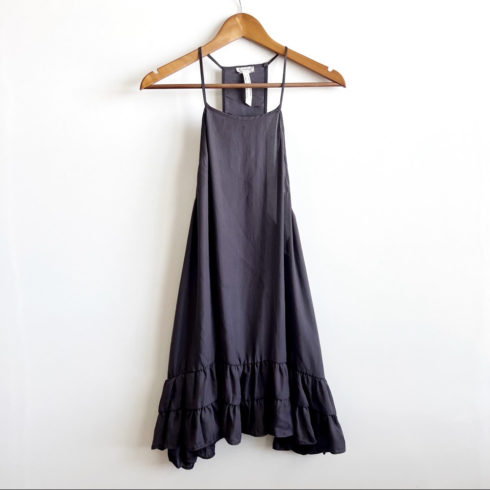 Intimately Free People Ruffle Hem Spaghetti Strap Mini Dress Size Medium